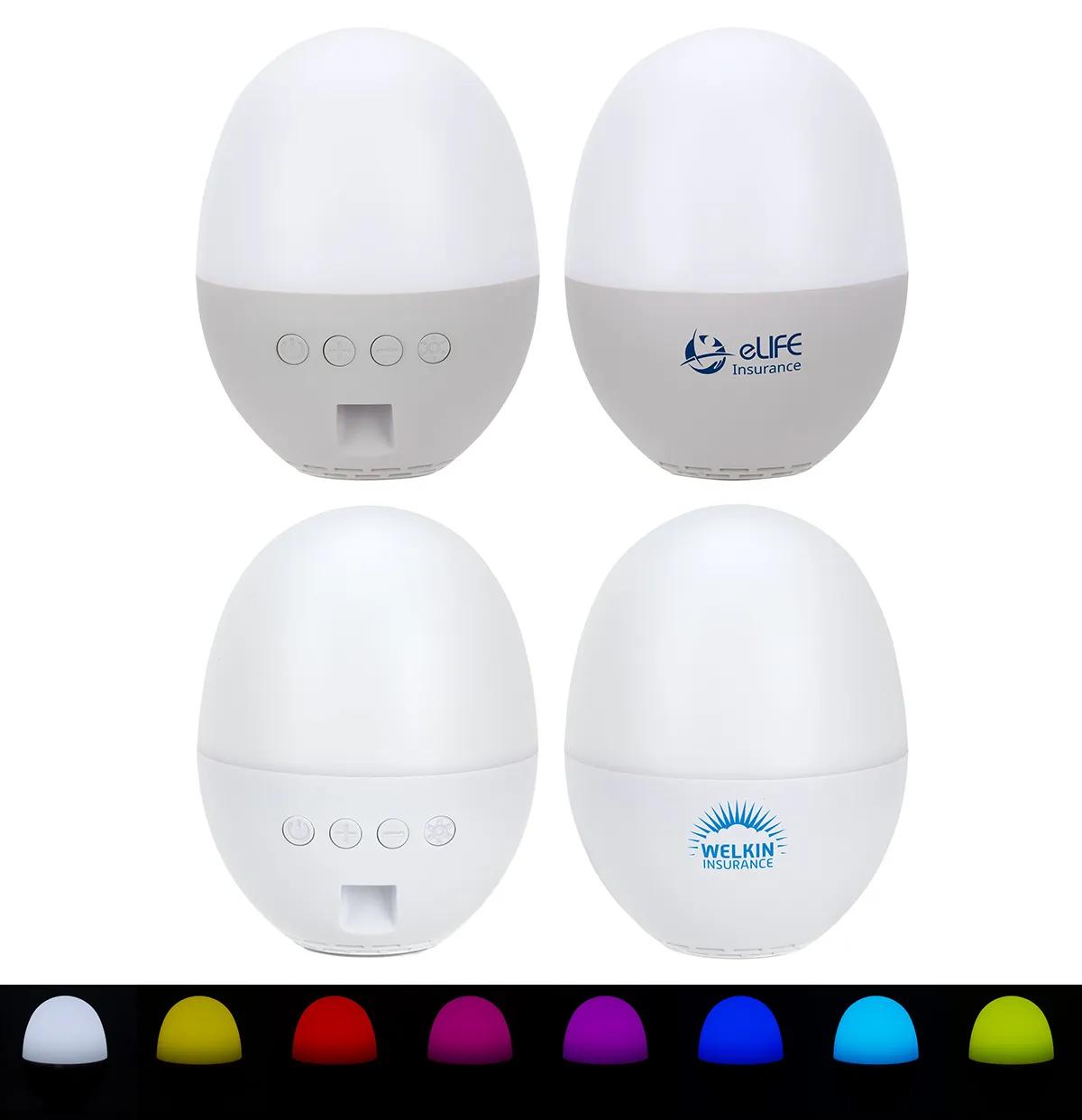 Audio Dome Lighted Wireless Speaker with White Noise Sounds