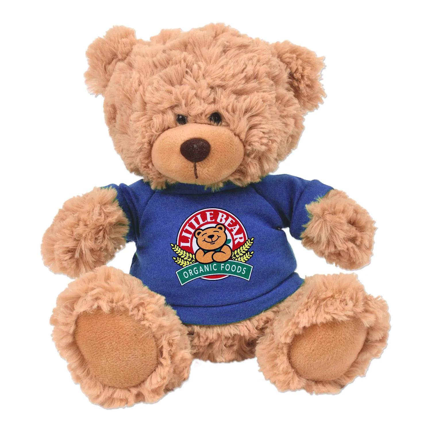 Plush Bear Cooper Brown Timeless Design Polyester - 11 in - product view 3