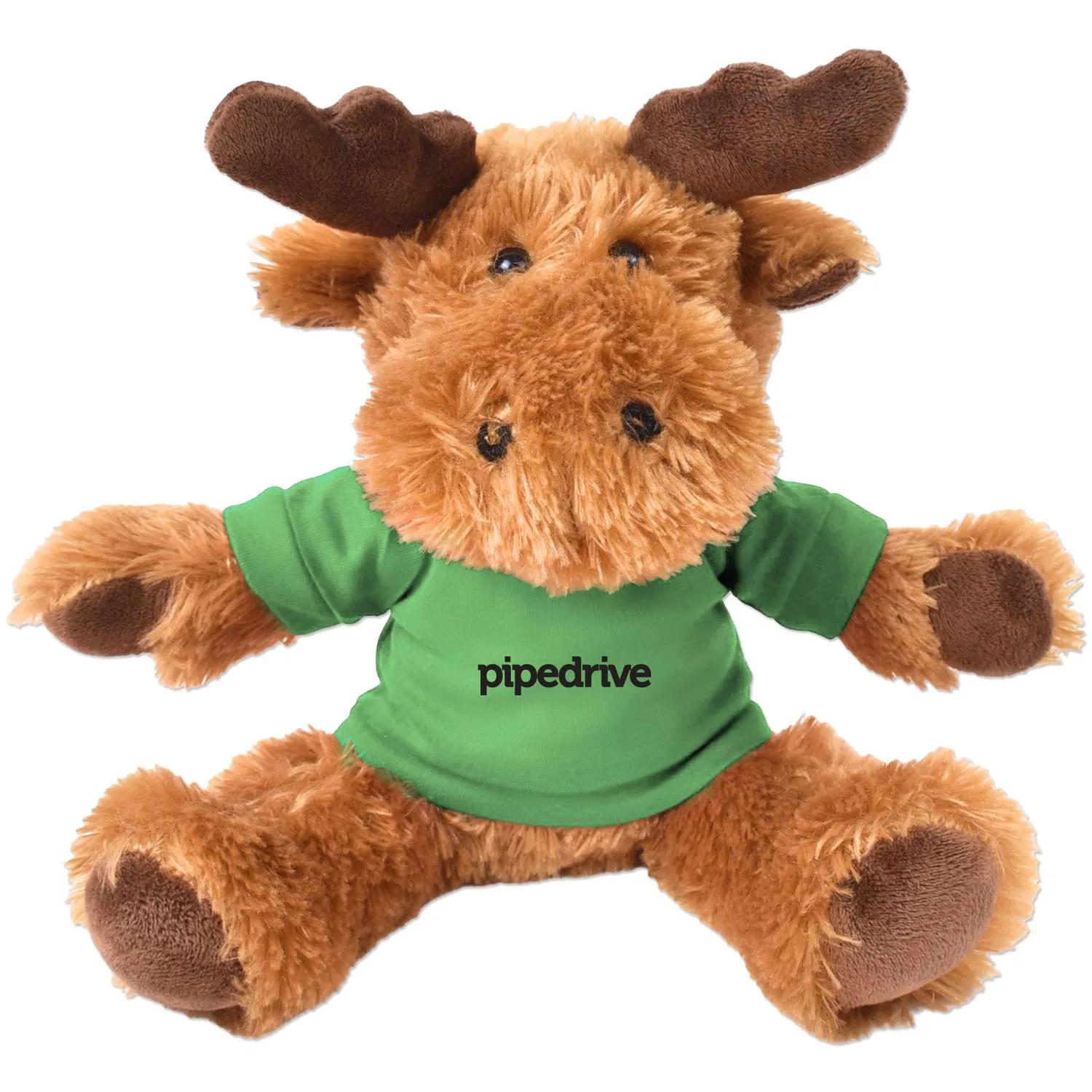 Plush Moose Morris Brown Antlers Soft Polyester - 11 in - product view 4