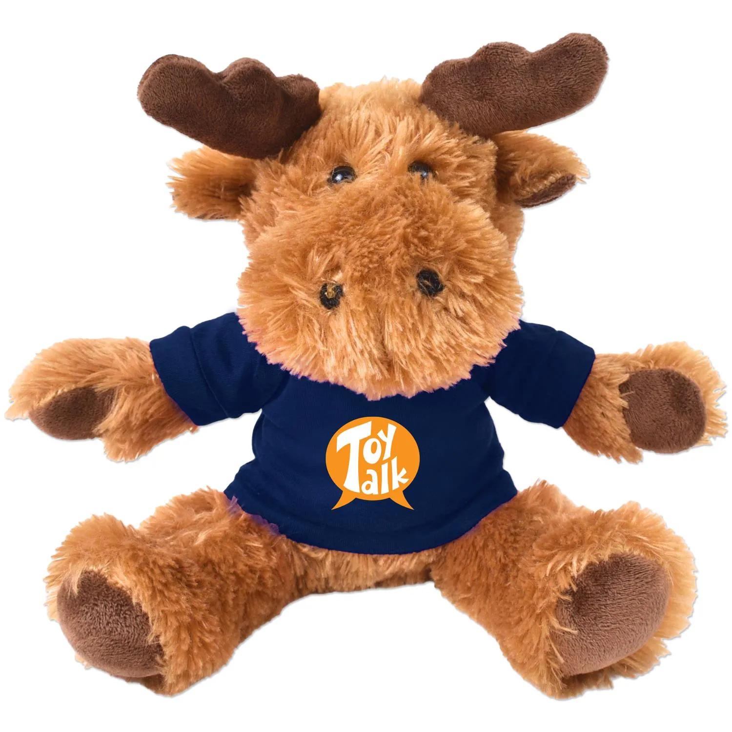 Plush Moose Morris Brown Antlers Soft Polyester - 11 in - product view 5