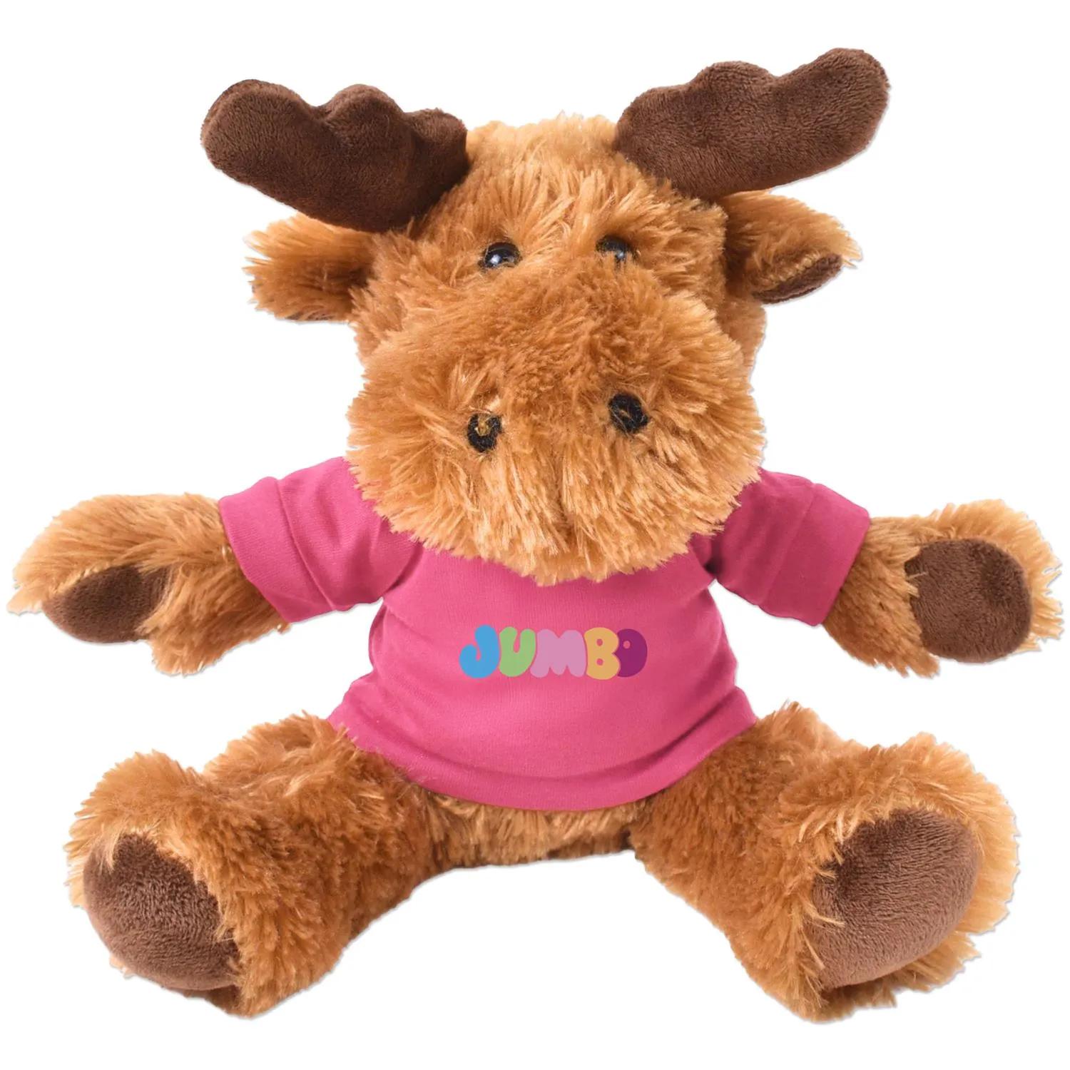 Plush Moose Morris Brown Antlers Soft Polyester - 11 in - product view 7