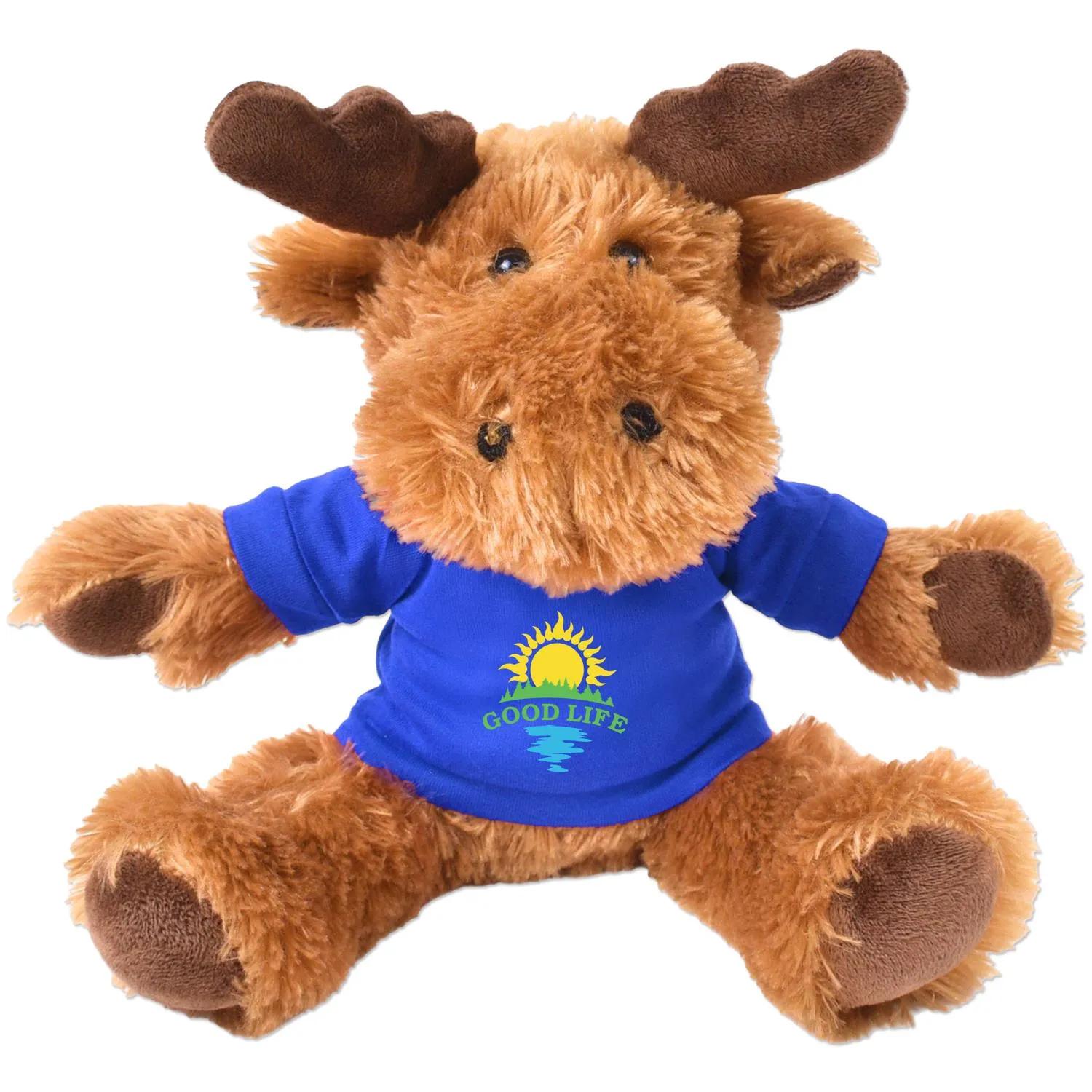 Plush Moose Morris Brown Antlers Soft Polyester - 11 in - product view 10
