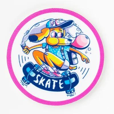 Dye Sublimated Patch Polyester Heat Seal - 2 x 2 in