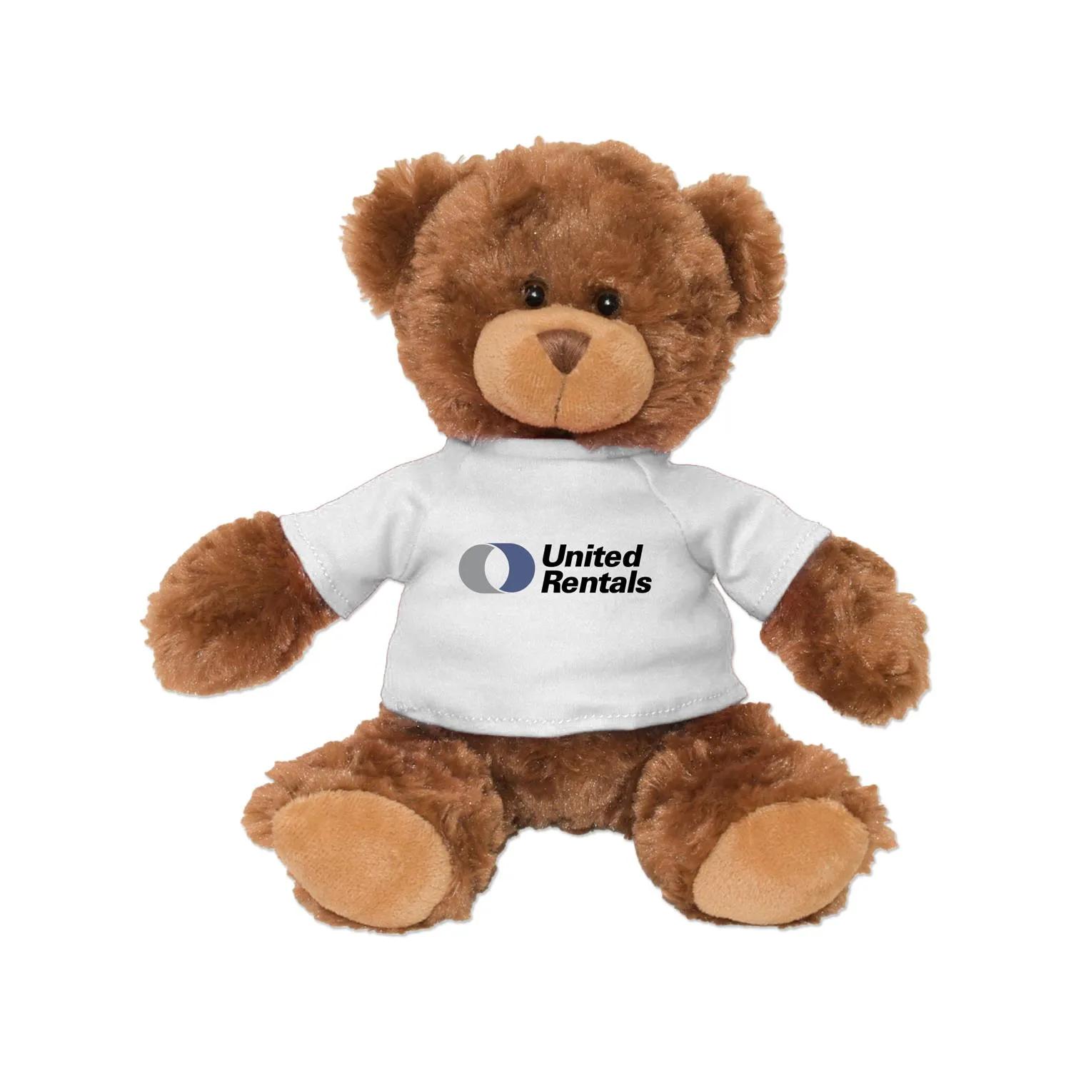 Plush Bear Roary Brown Wavy Fur Cream Nose - 11 in - product view 9