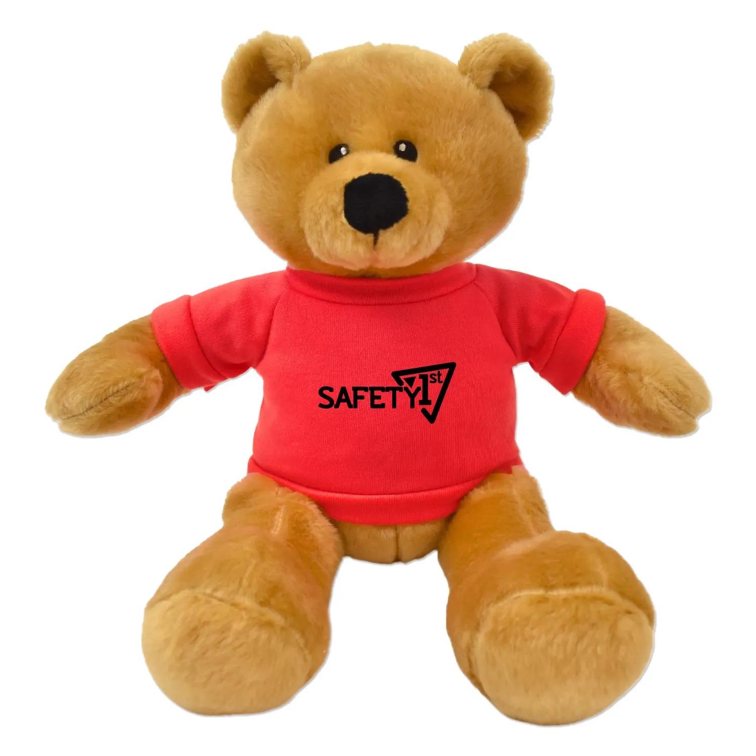 Plush Bear Sammy Soft Huggable Brown Polyester - 11 in - product view 9