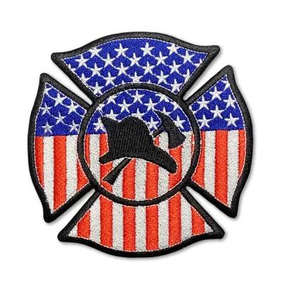 Large Embroidered Patch Heat Seal Polyester - 4 x 4 in