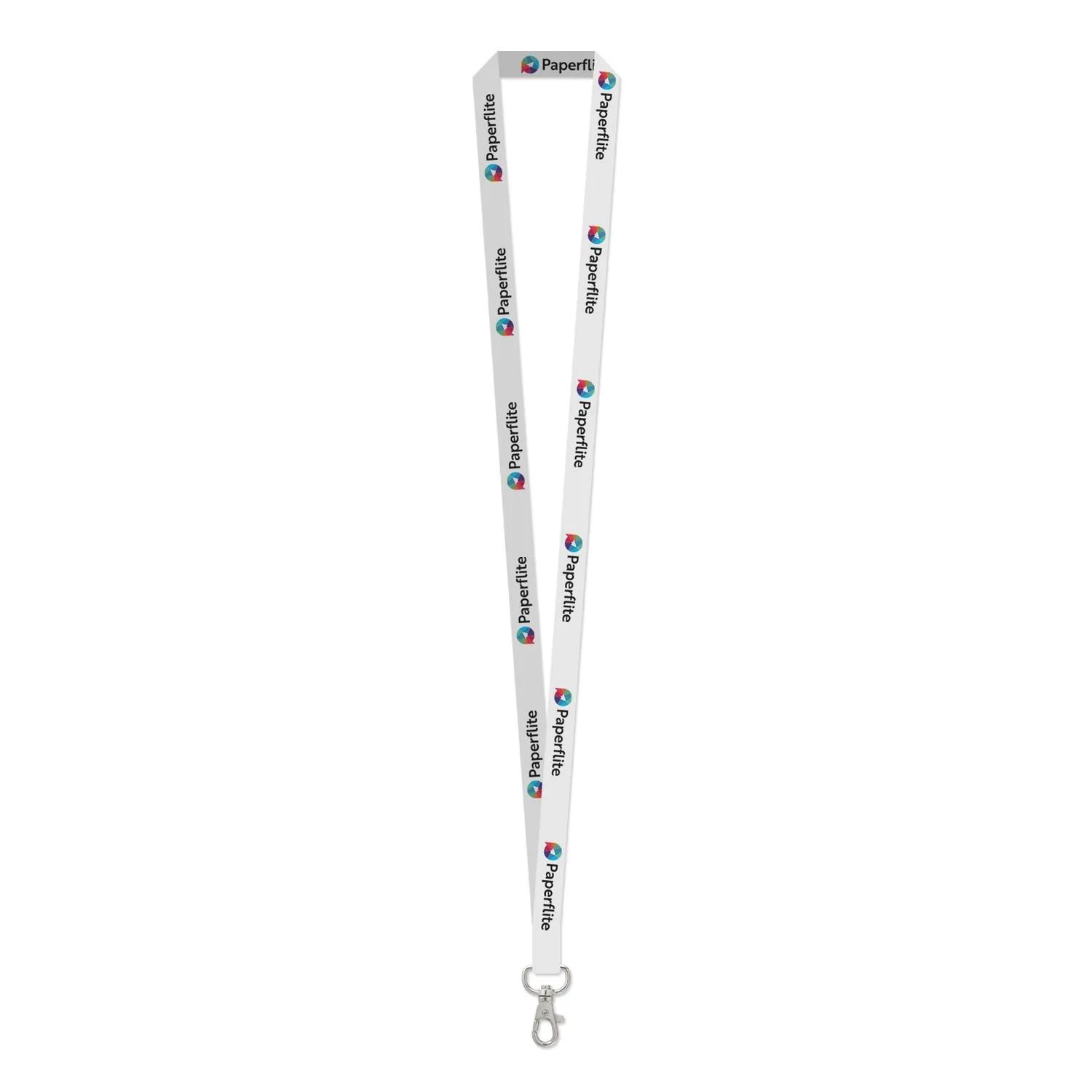 Custom Lanyard Polyester Full Color Print - 1/2 in