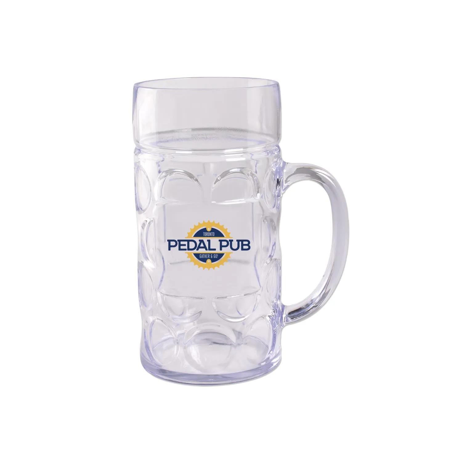 Beer Mug German Style Oktoberfest Plastic - 1/2 Liter
