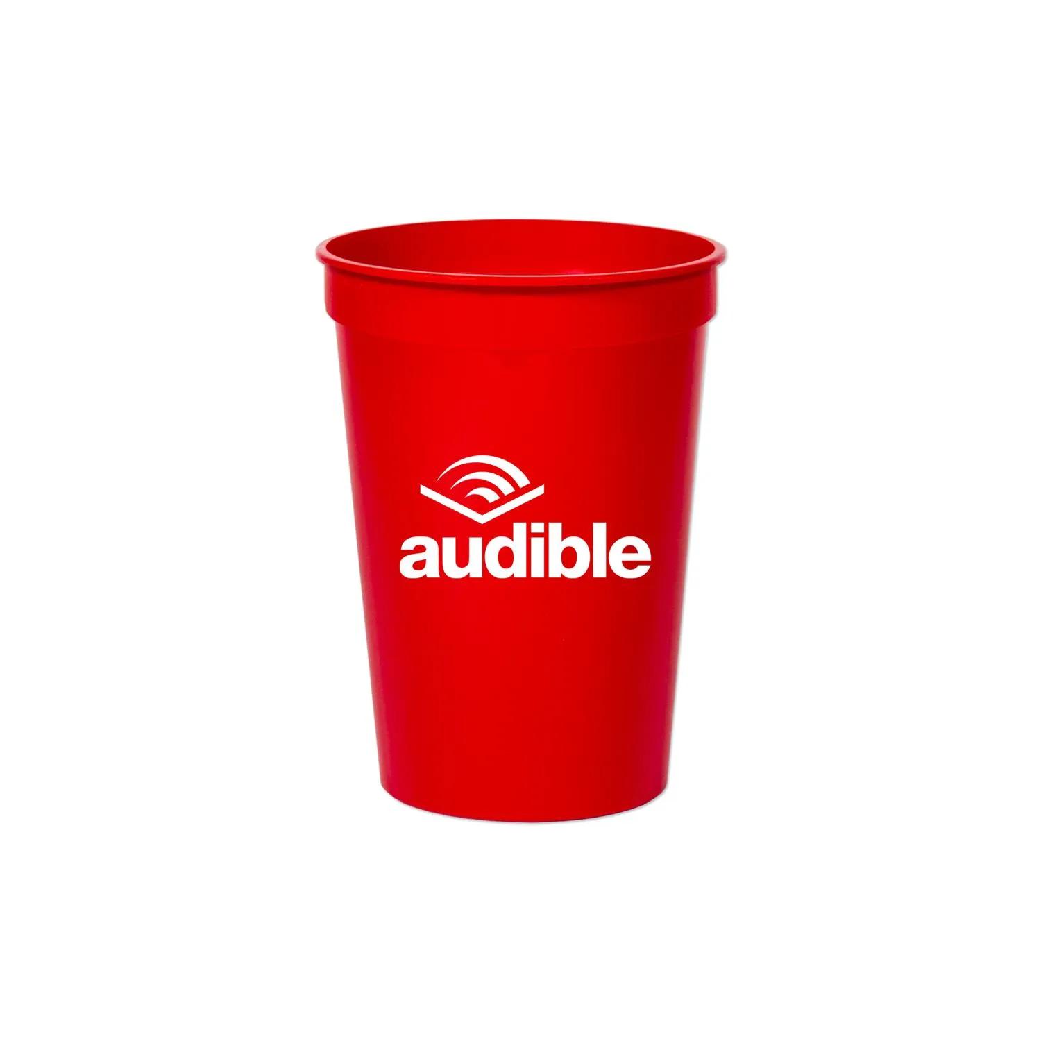 Stadium Cup Smooth Colored Souvenir Polypropylene - 12 oz - product view 3