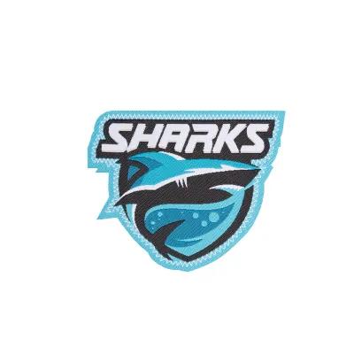 Woven Patch Fine Detail Heat Sealed - 3 x 2.5 in