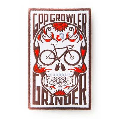 Woven Patch Fine Detail Heat Sealed - 3 x 2.5 in - product view 2