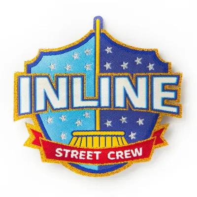 Woven Patch Fine Detail Heat Sealed - 3 x 2.5 in - product view 4