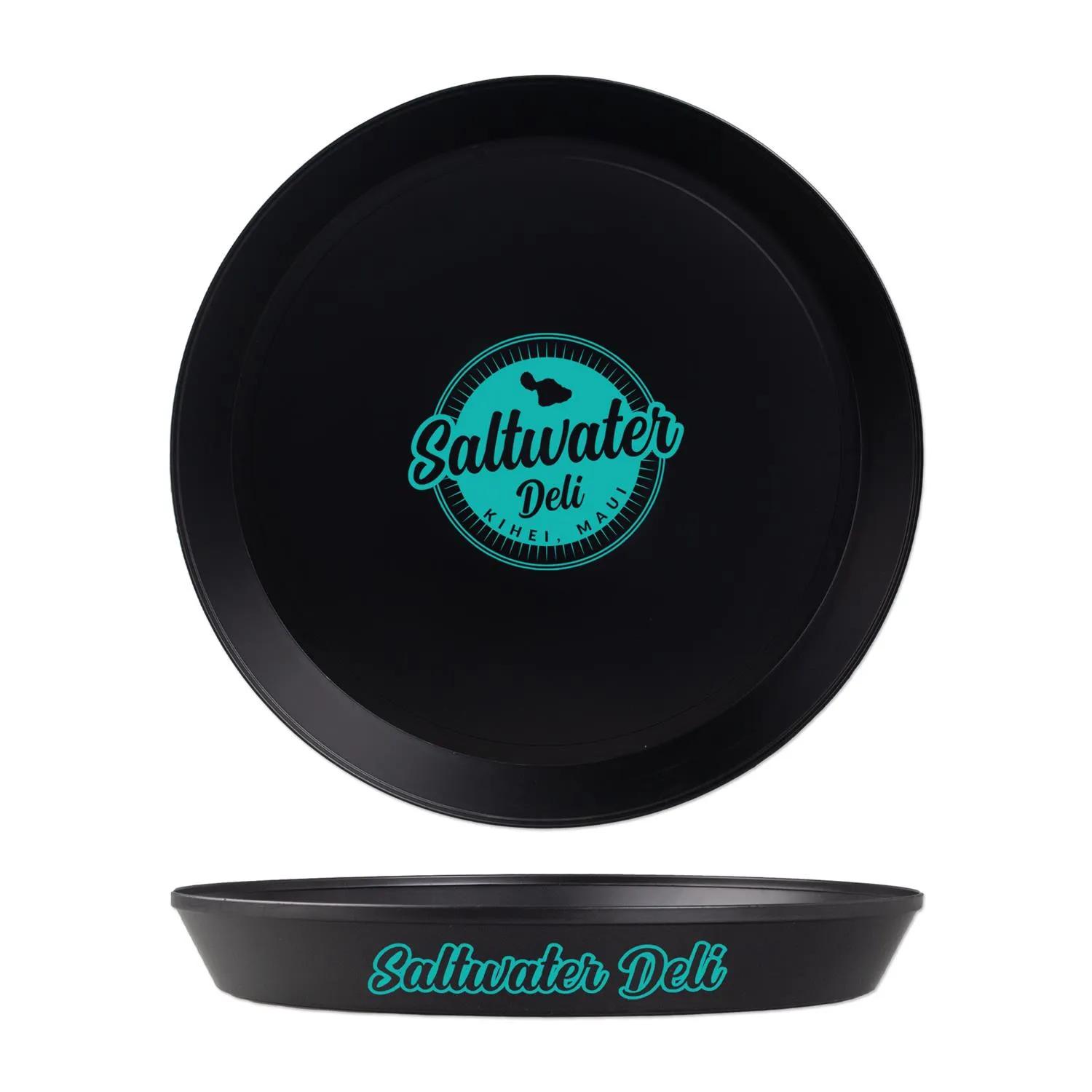 Round Serving Tray Durable High Quality Display - 13 in - product view 3