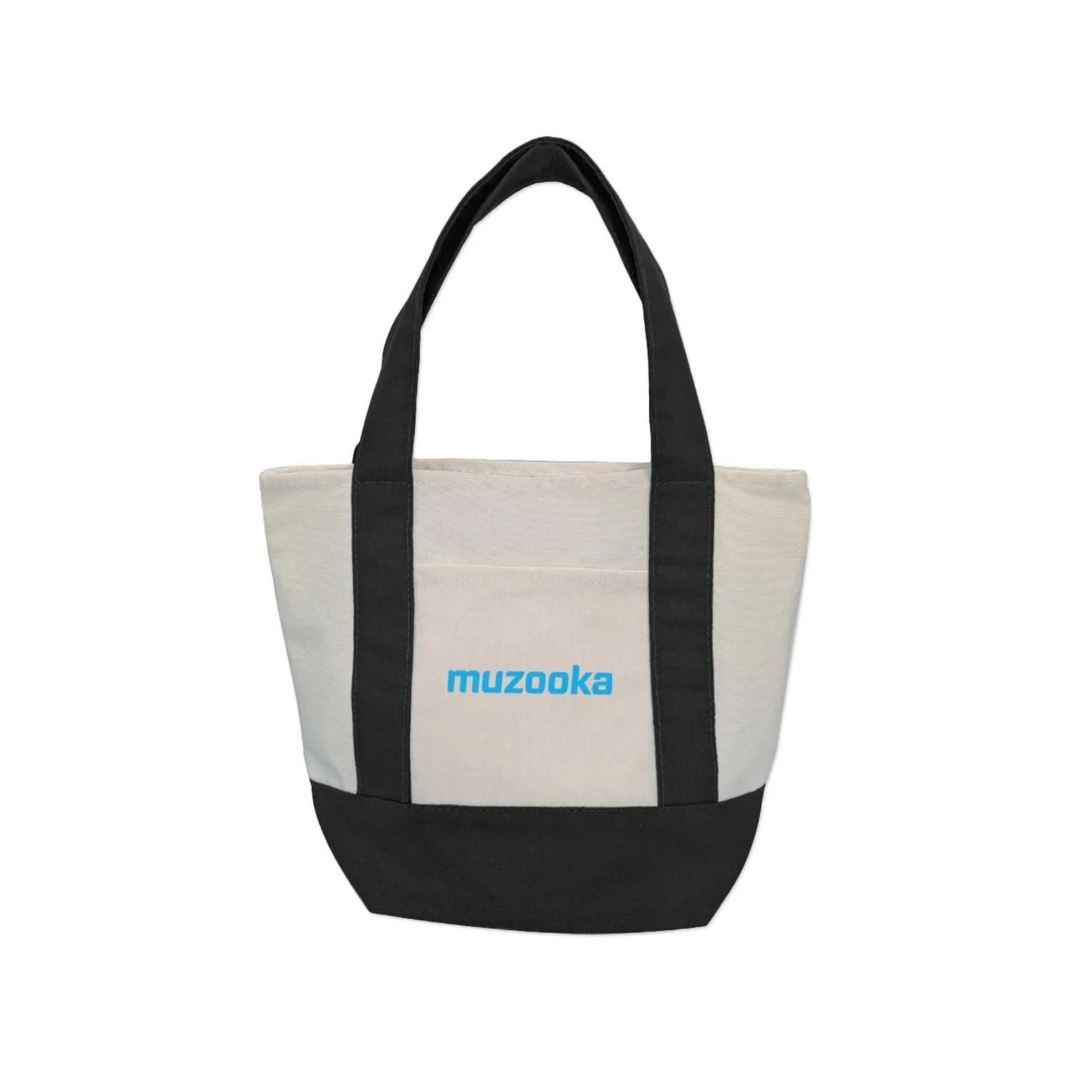 Mini Canvas Tote Bag Poly Cotton Durable - 14 oz - product view 5