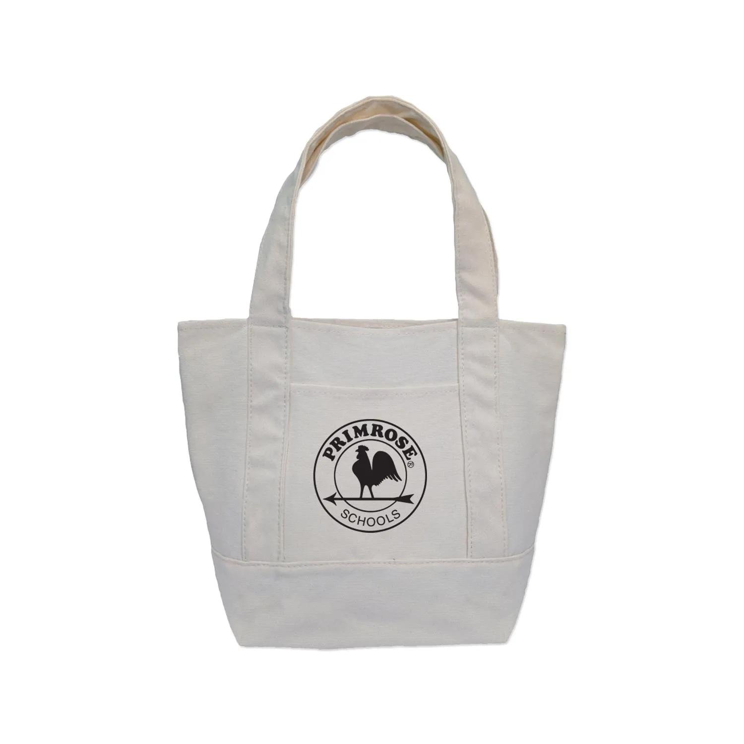 Mini Canvas Tote Bag Poly Cotton Durable - 14 oz - product view 6