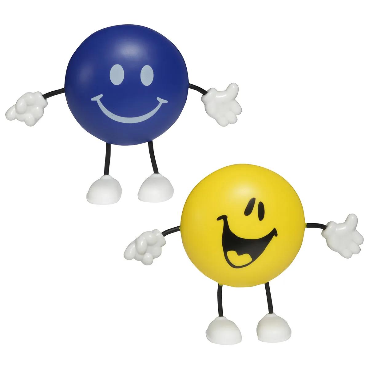 Round Stress Reliever Figure - promotional product with custom logo