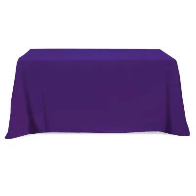 Table Cover Flat Poly Cotton 3-Sided 6 Ft - 128 x 58 in - product view 5