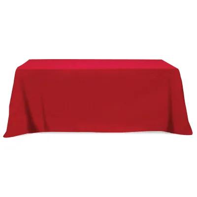 Table Cover Flat Poly Cotton 3-Sided 8 Ft - 152 x 58 in - product view 1