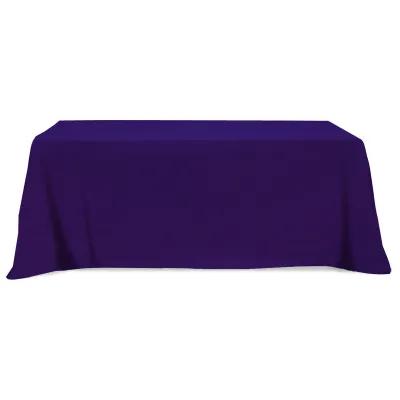 Table Cover Flat Poly Cotton 3-Sided 8 Ft - 152 x 58 in - product view 2