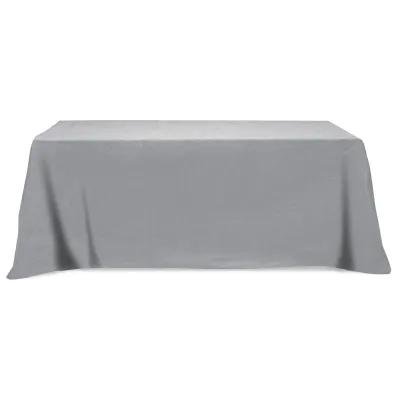 Table Cover Flat Poly Cotton 3-Sided 8 Ft - 152 x 58 in - product view 3