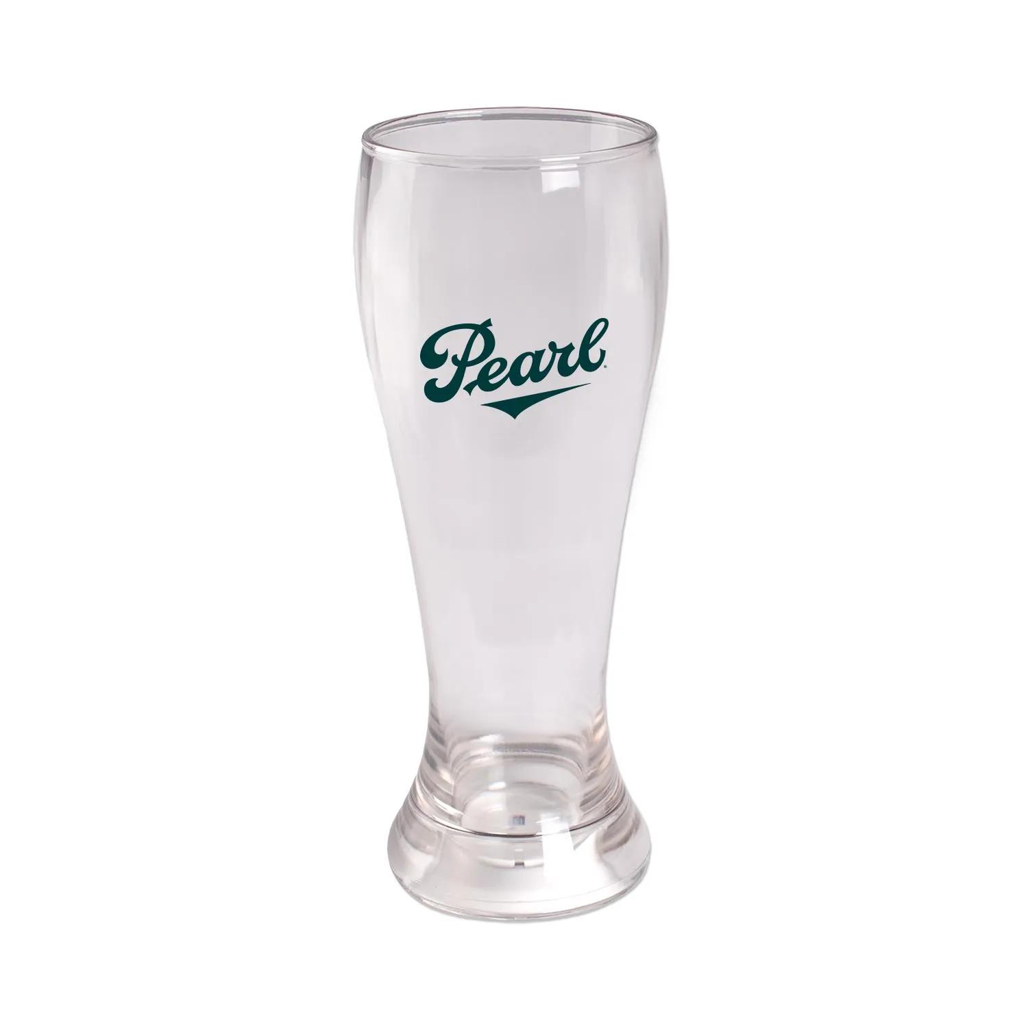 Pilsner Glass Plastic Bell Shape Crystal Clear - 16 oz