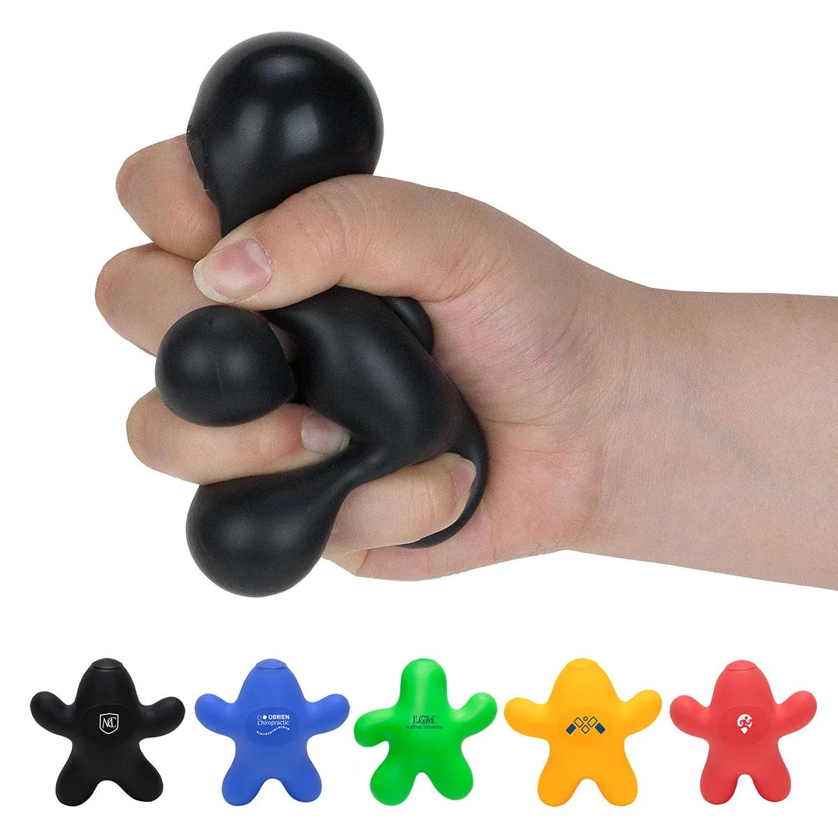 Gel Man Stress Reliever - promotional product with custom logo