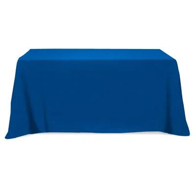 Table Cover Flat Poly Cotton 4-Sided 6 Ft - 129 x 87 in - product view 2