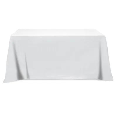 Table Cover Flat Poly Cotton 4-Sided 6 Ft - 129 x 87 in - product view 3