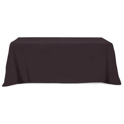 Table Cover Poly Cotton Flat 4-Sided - 8 ft - product view 4