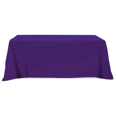 Table Cover Poly Cotton Flat 4-Sided - 8 ft - product view 6