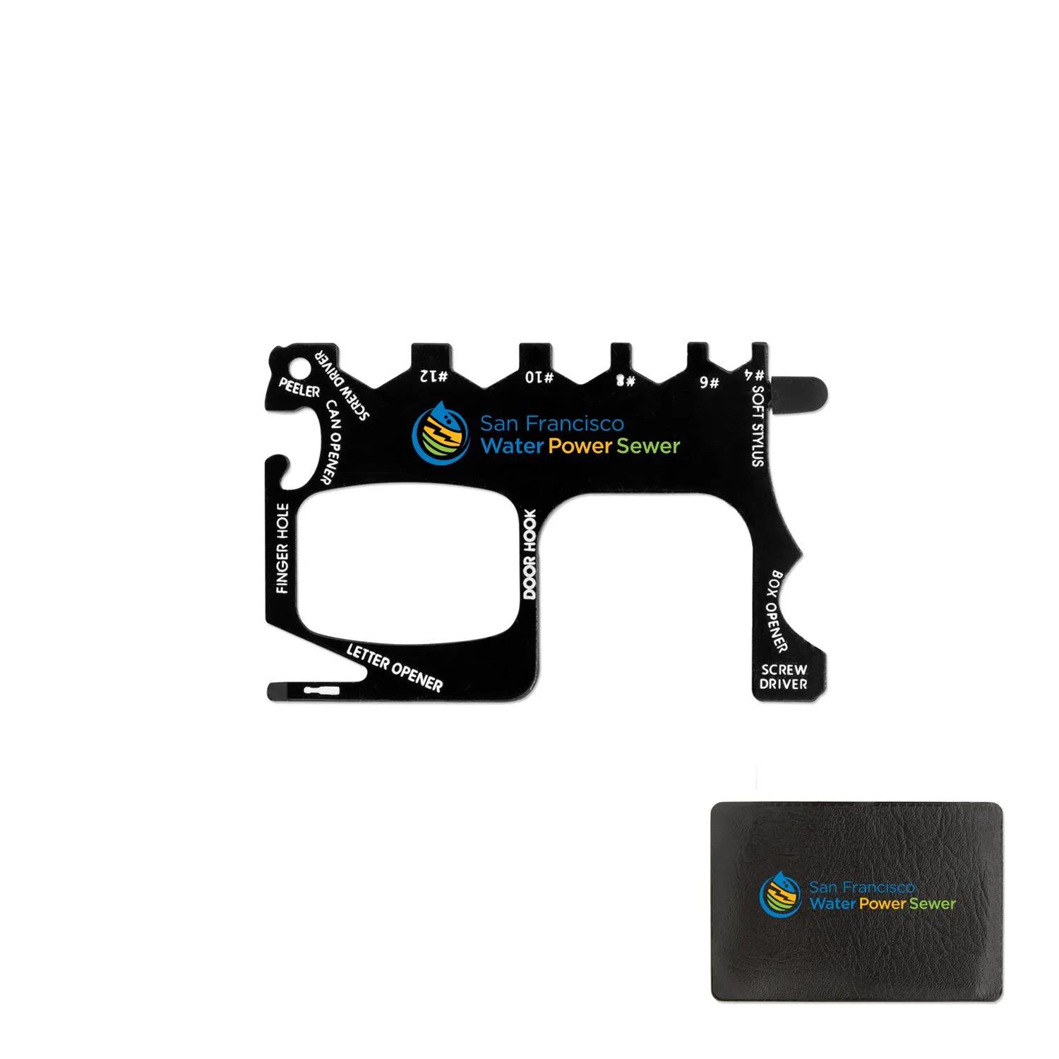 Multi Tool Wallet Card Stainless Steel - 3.38 x 2.13 in - product view 2