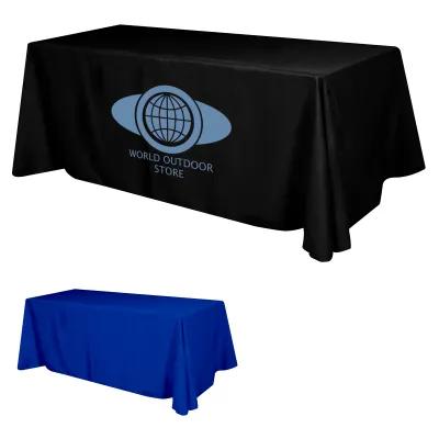 Table Cover Polyester Flat 4-Sided - 8 ft