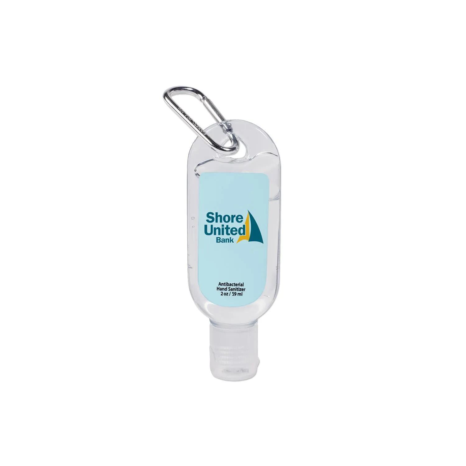 Hand Sanitizer with Carabiner FDA Approved - 2 oz