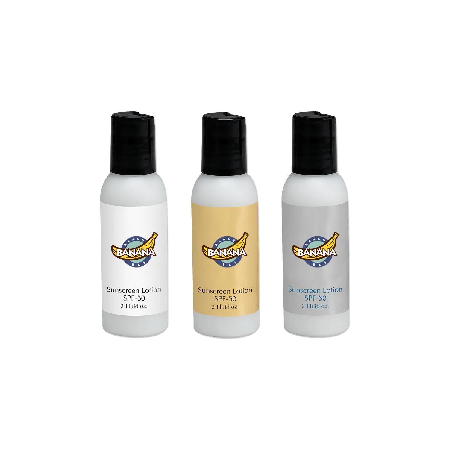 Sunscreen SPF 30 Translucent Bottle Custom - 2 oz