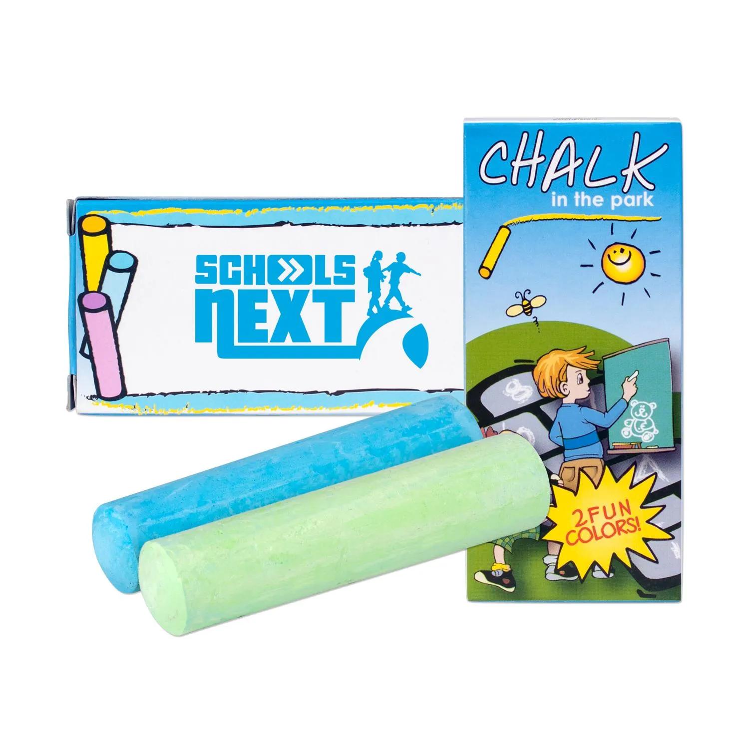 Sidewalk Chalk Jumbo Size Outdoor Promotions (2 Pack) - product view 2