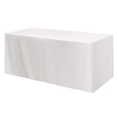 Table Cover Poly Cotton Fitted 4-Sided - 6 ft