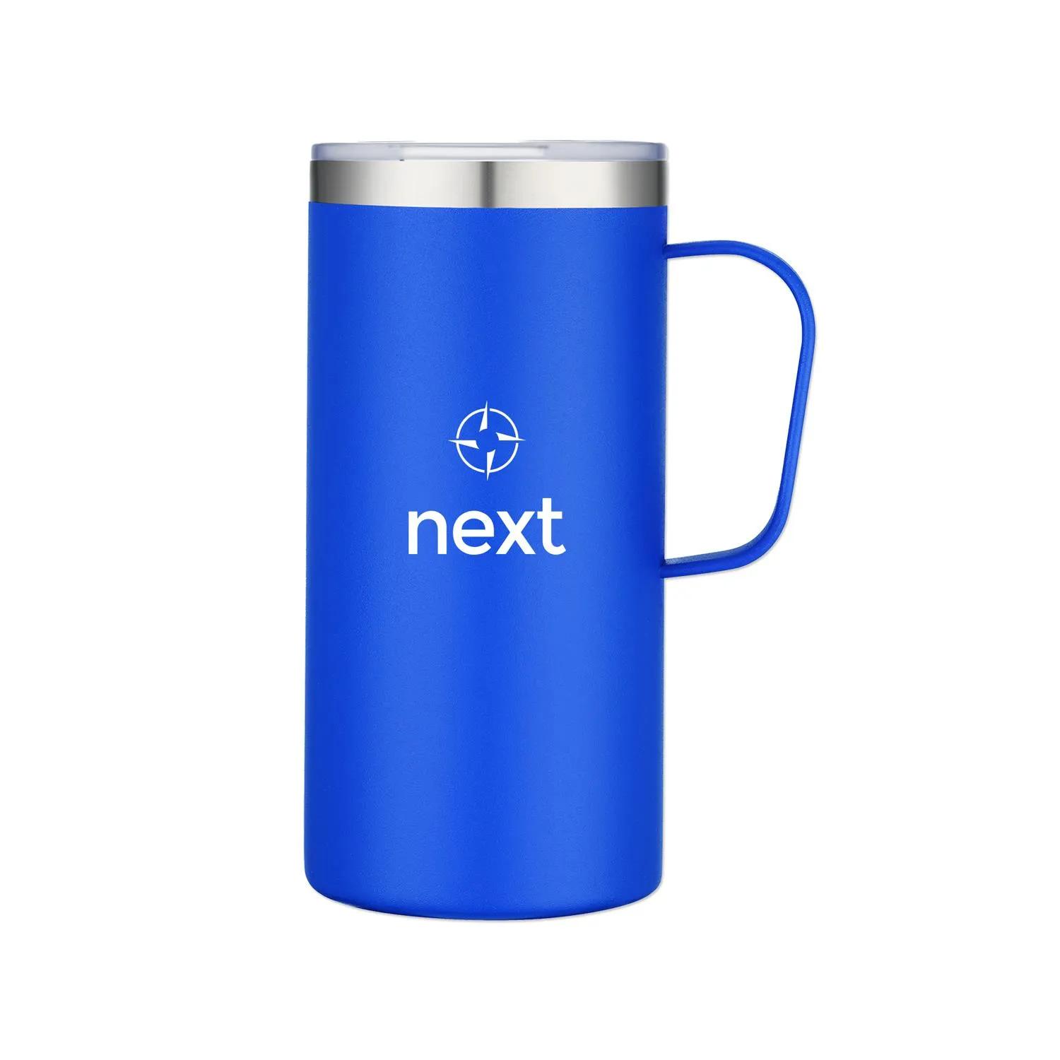 Camp Mug Vacuum Sealed Handle Stainless Steel - 20 oz - product view 3