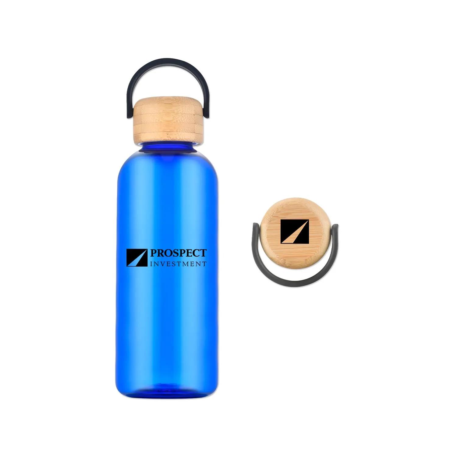 Water Bottle RPET Recycled Bamboo Lid Sustainable - 21 oz - product view 3