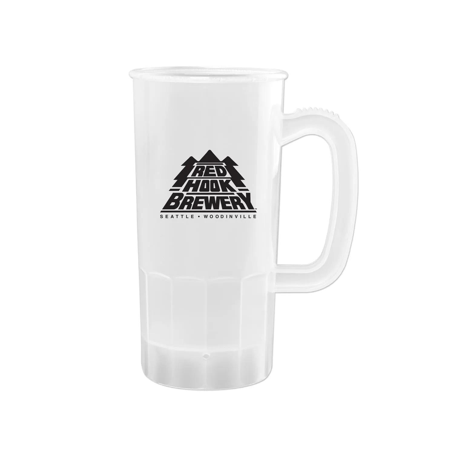 Beer Stein Plastic BPA Free Reusable Handle - 22 oz - product view 6