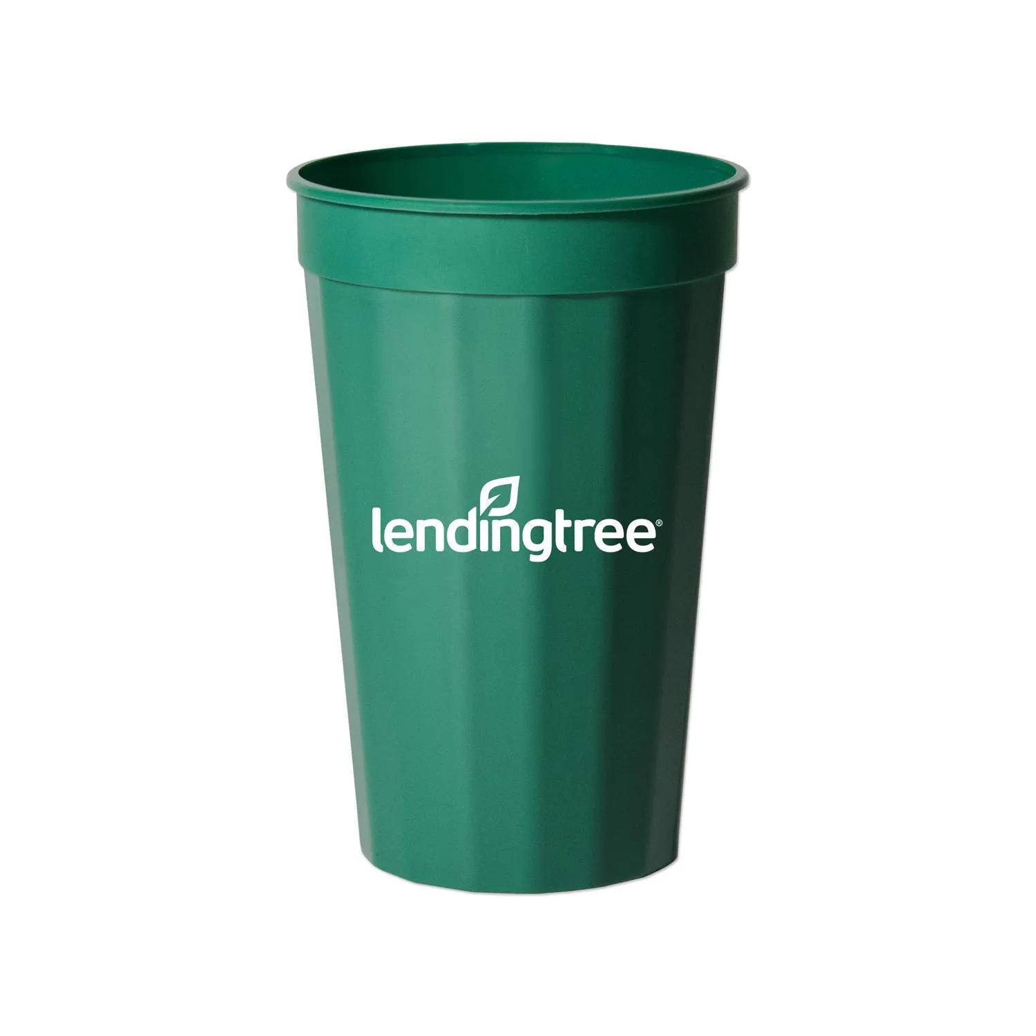 Stadium Cup Ribbed Polypropylene Reusable - 22 oz - product view 5