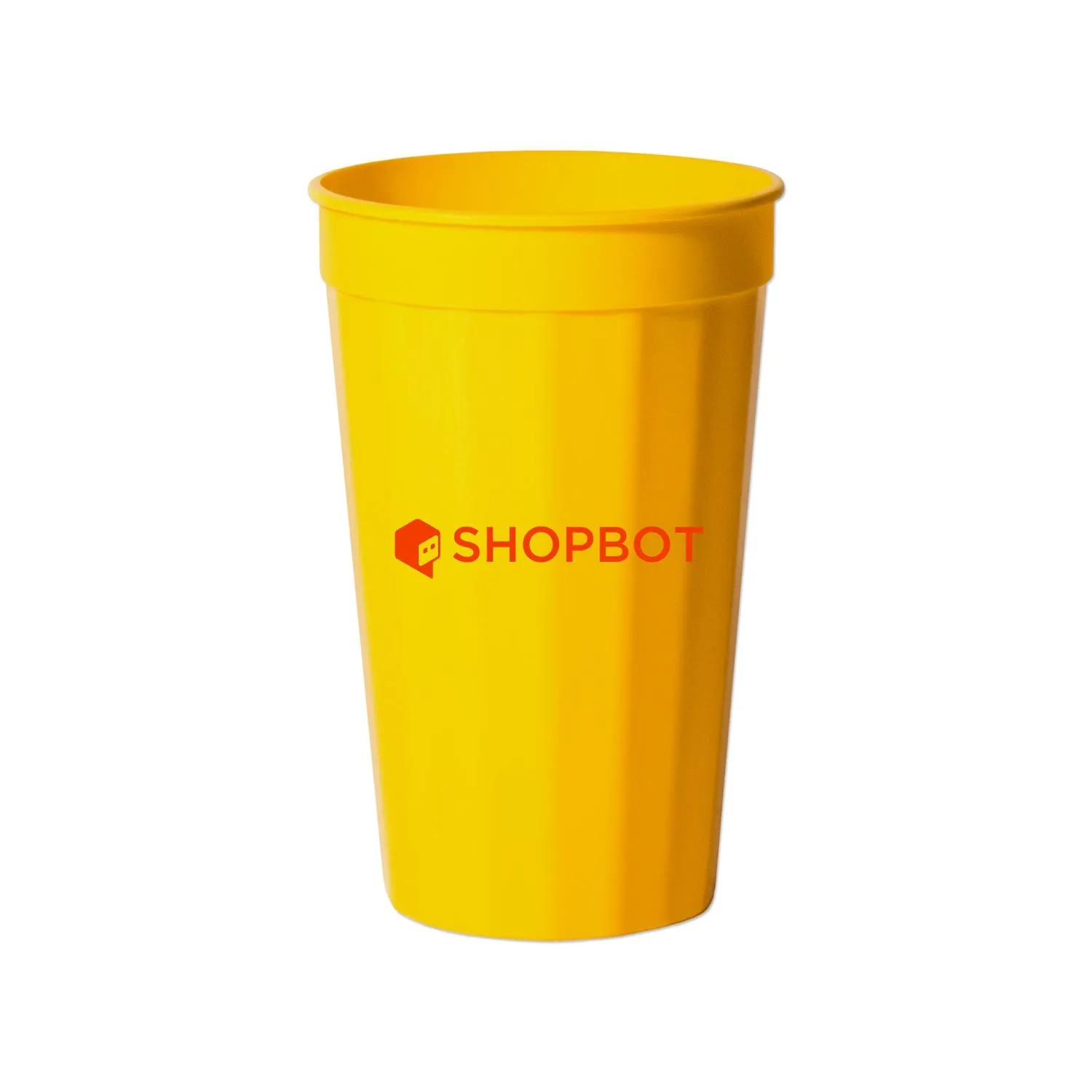Stadium Cup Ribbed Polypropylene Reusable - 22 oz - product view 6