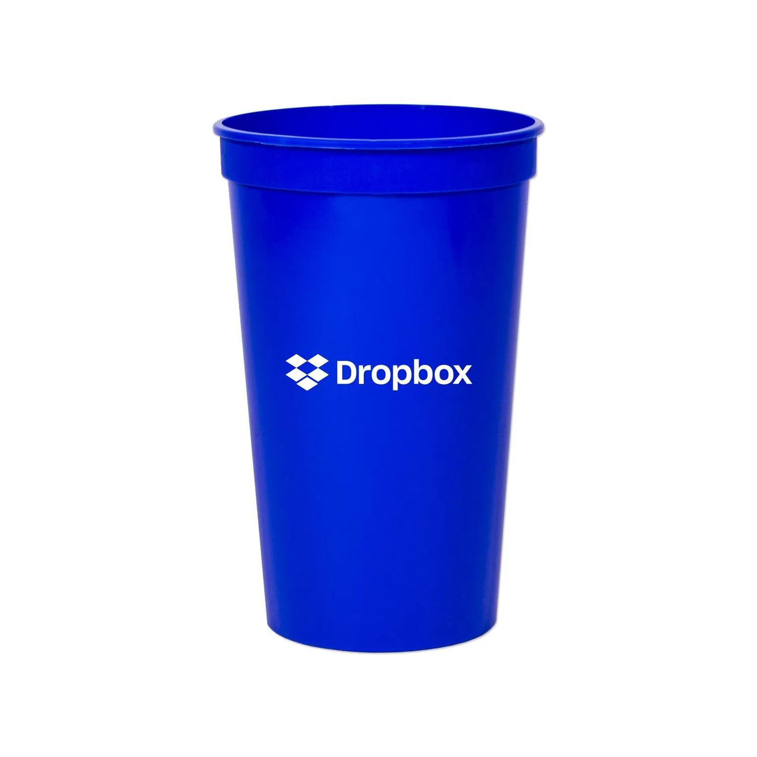 Stadium Cup Smooth Colored Polypropylene - 22 oz - product view 3