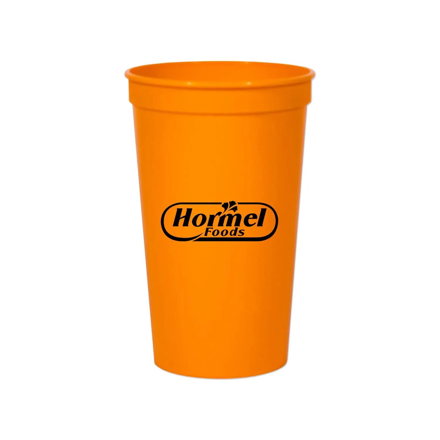 Stadium Cup Smooth Colored Polypropylene - 22 oz - product view 6