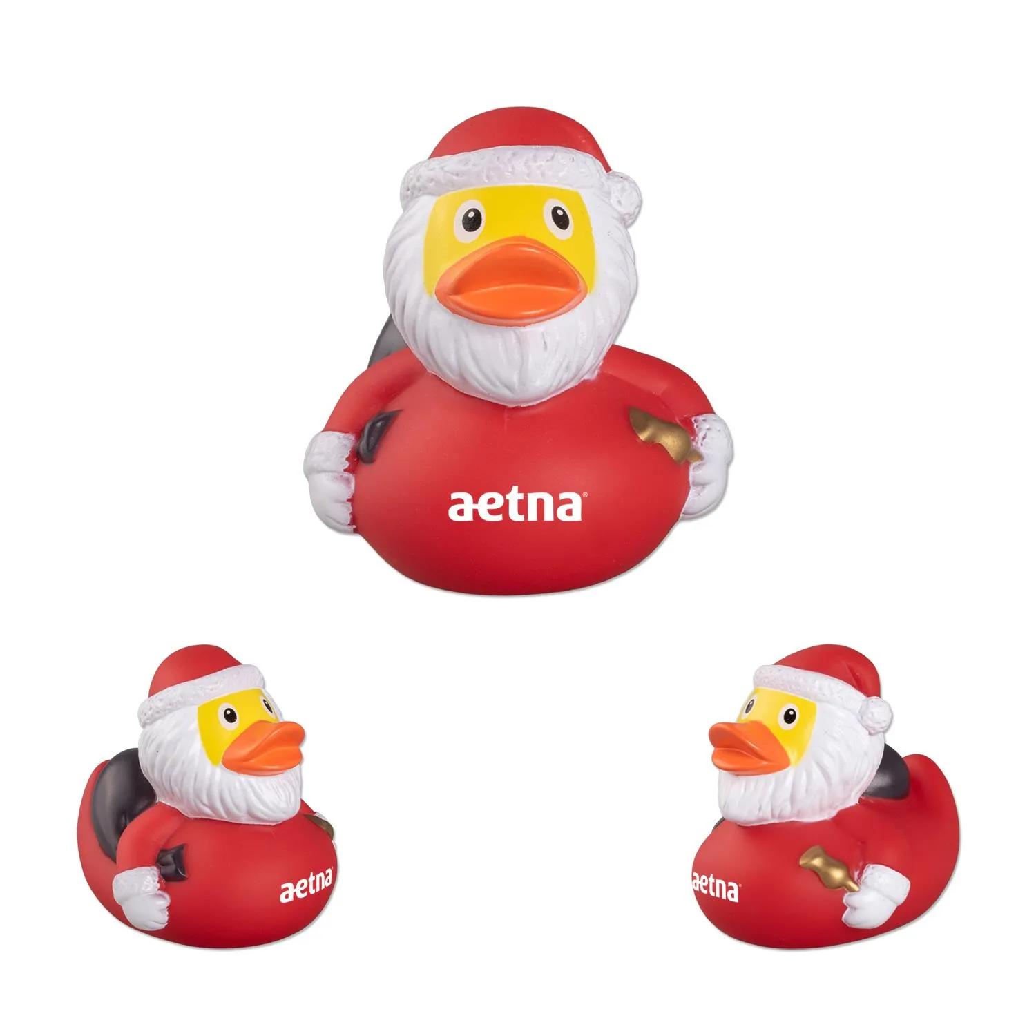 Christmas Santa Rubber Duck Holiday Themed - 3.5 in