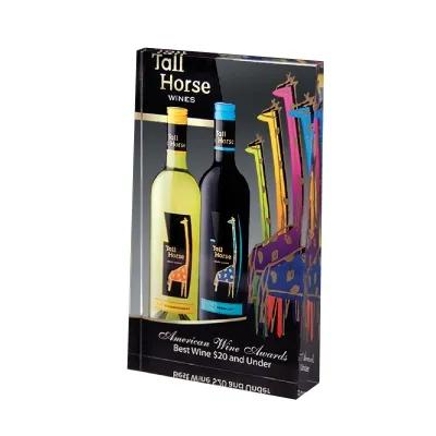 Crystal Wedge Award Small - 3 x 5 in - product view 2