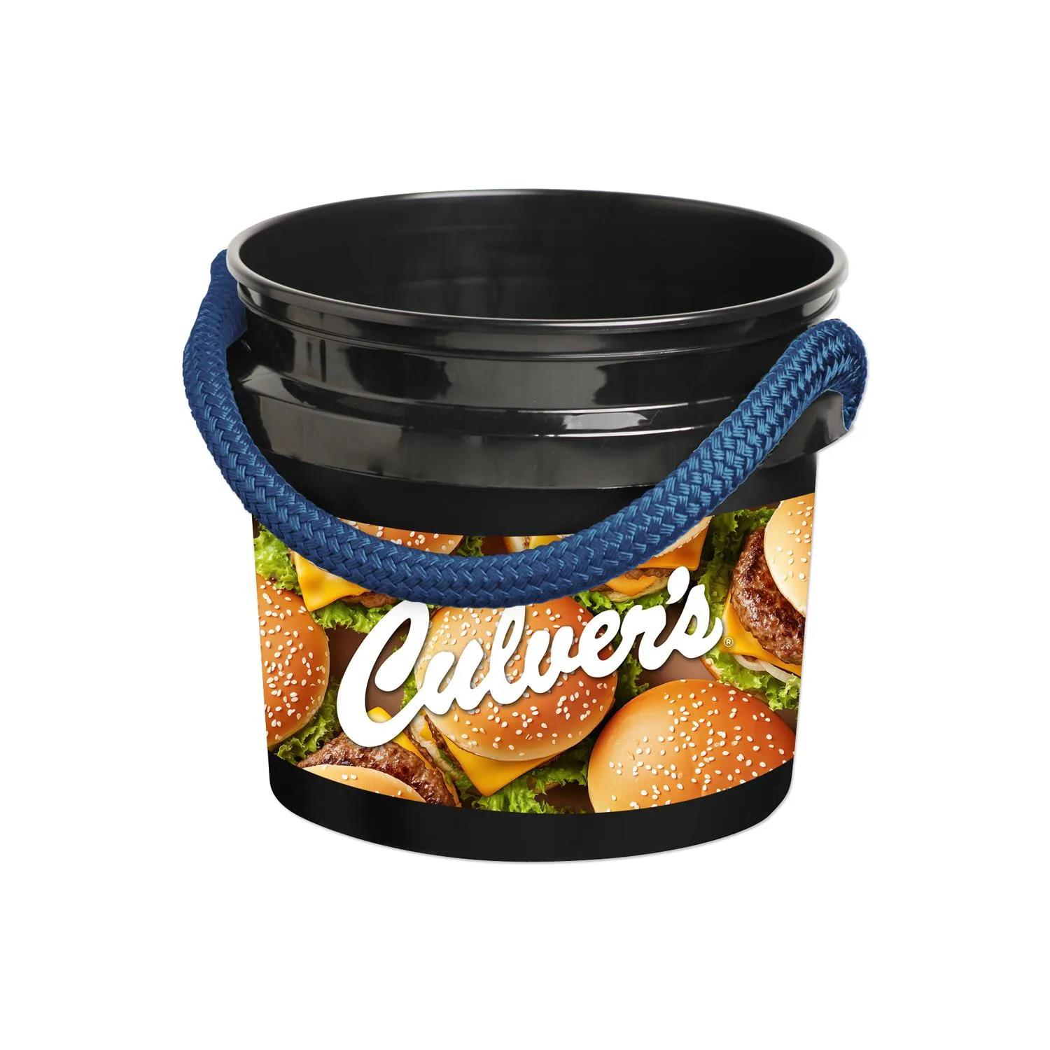 Rope Handle Bucket Custom Printed Utility - 3.5 gal - product view 5