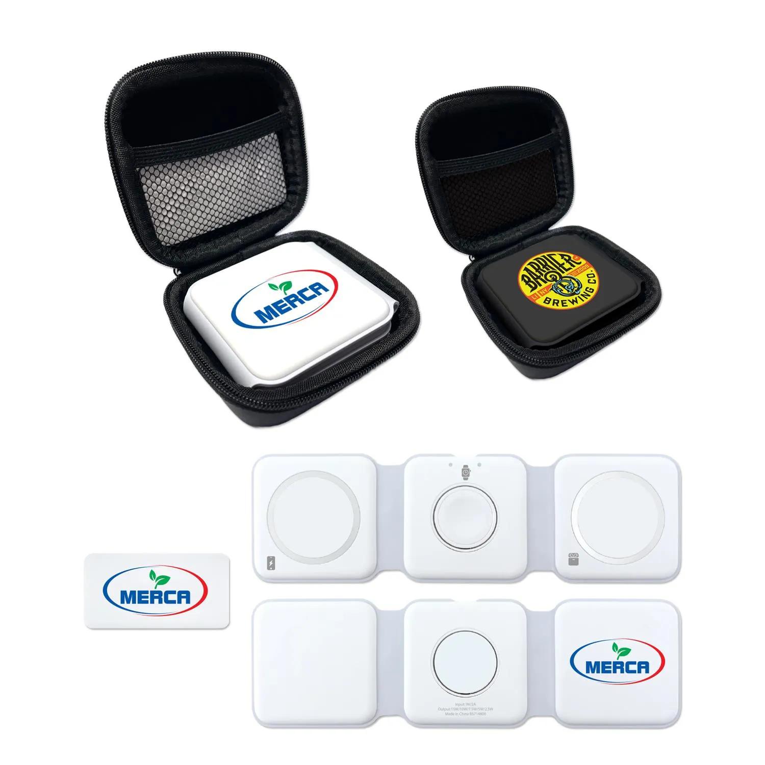 3-in-1 Phone Charger Travel Case Silicone Multi-Device