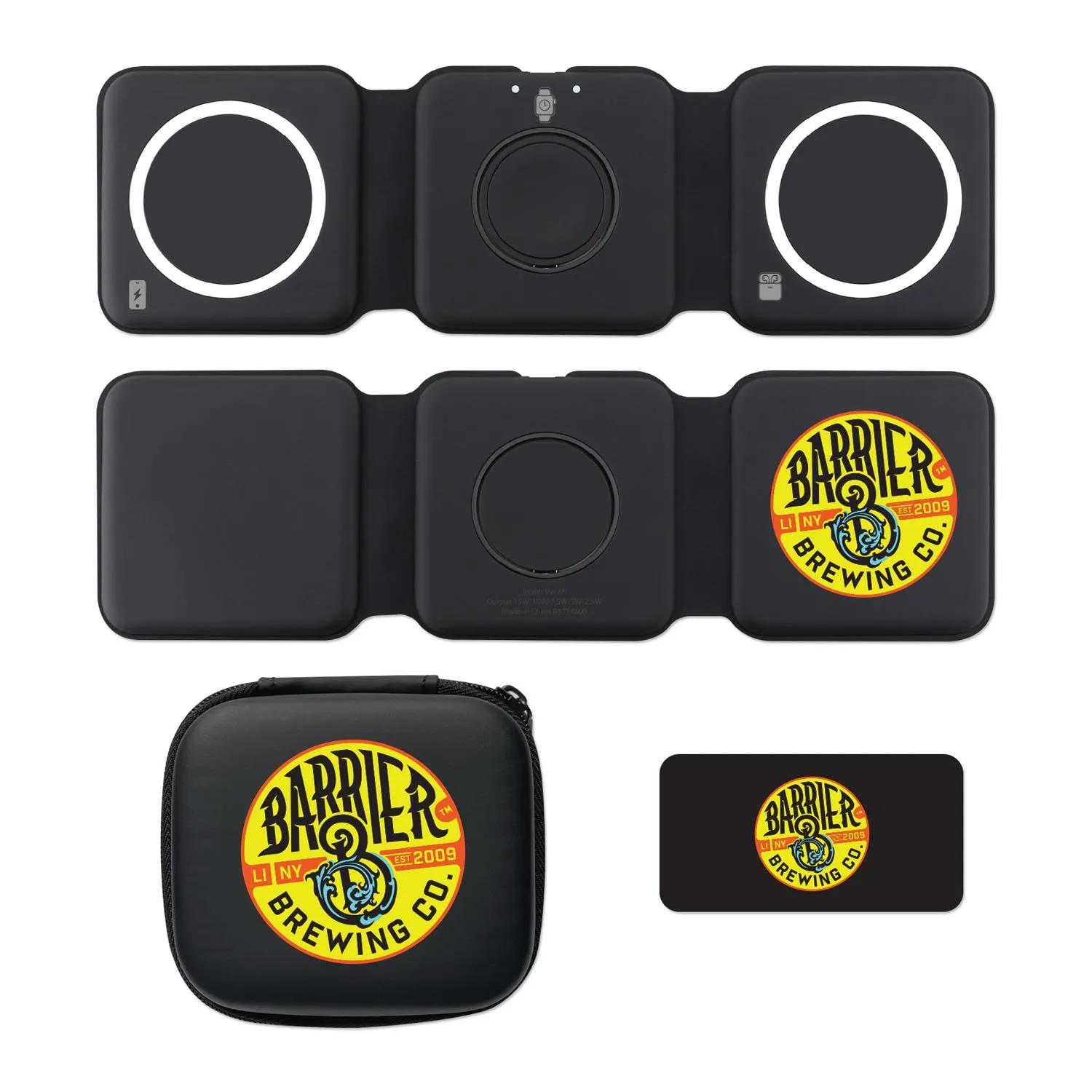 3-in-1 Phone Charger Travel Case Silicone Multi-Device - product view 3