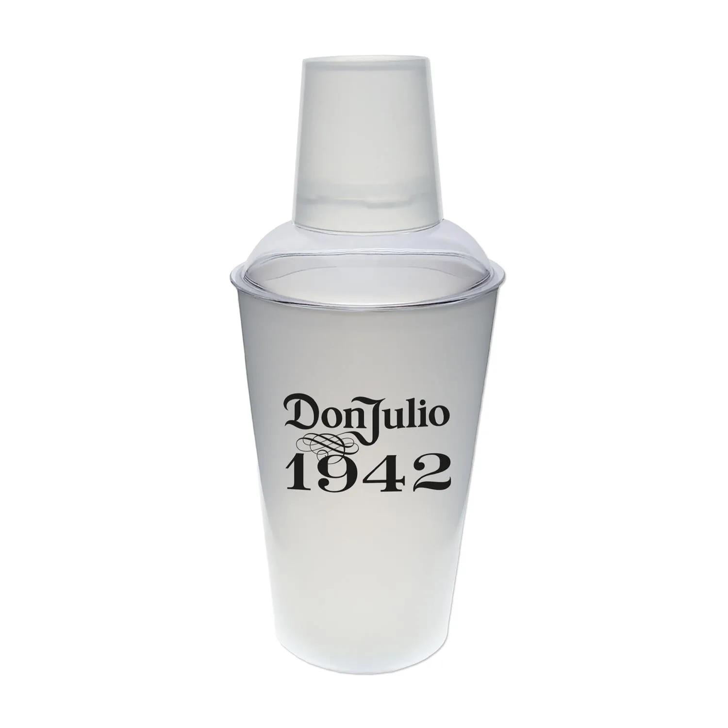 Cocktail Shaker 3-Piece Plastic Clear Strainer 9 Colors - product view 10