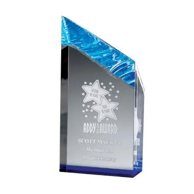 Lucite Chisel Tower Award Medium - 3 x 6 in